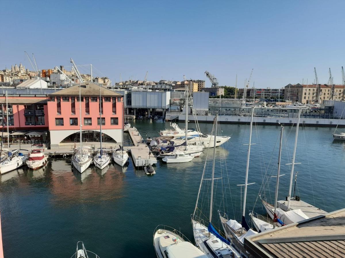 Bilocale Vista Mare Con Terrazzo-Porto Antico- Parcheggio Scontato Apartment Genova Exterior foto